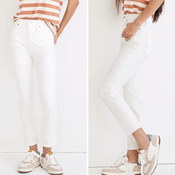 NEW Madewell The Curvy Perfect Vintage Jean tile‎ white, 29 - Picture 1 of 15
